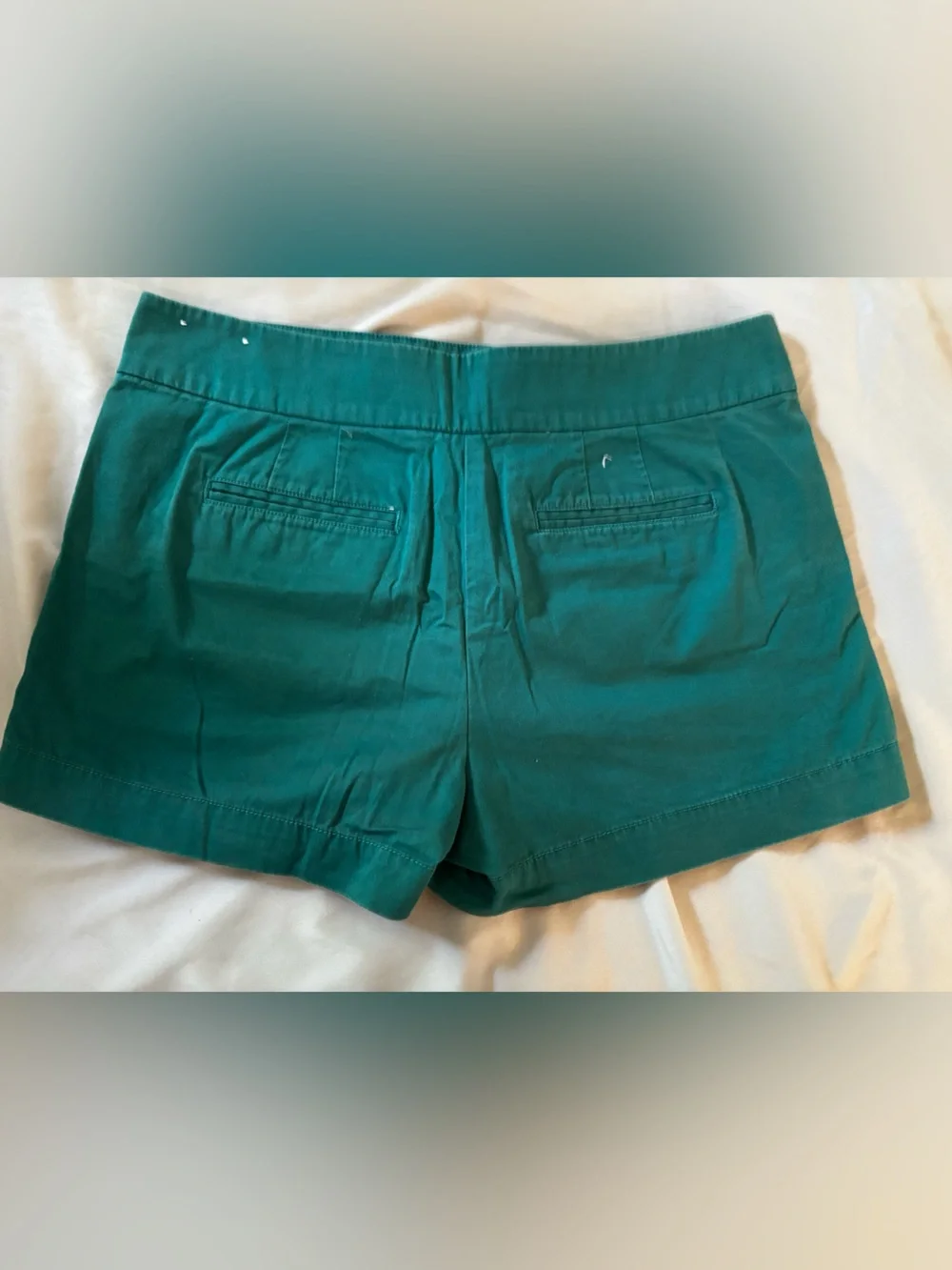Ann Taylor LOFT Teal High-Waisted Shorts Size 8